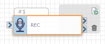 The Record Response action on a blank board